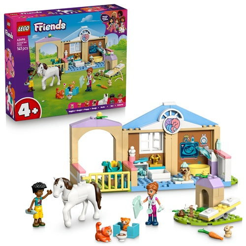 Kocke Lego Friends Veterinarska klinika, 141 kock, od 4. let (42696)