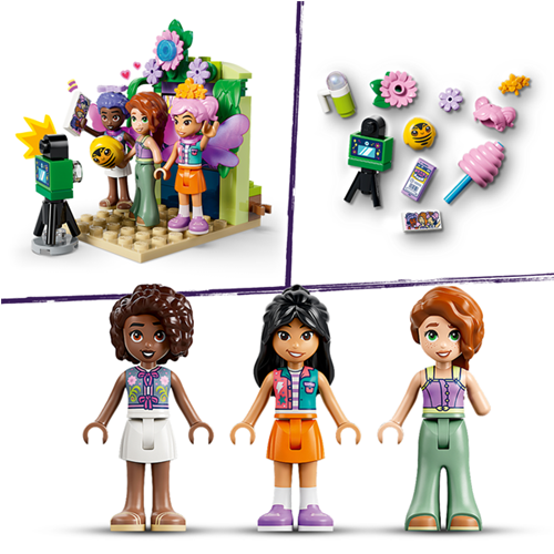 Kocke Lego Friends Vrtiljak vilinskih skodelic z okraski iz rož, 321 kos, od 7. let (42702)