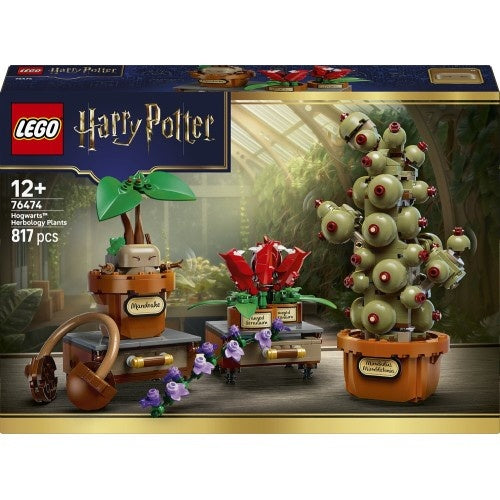 Kocke Lego Harry Potter: Grad Bradavičarka - Zeliščarstvo Rastline, 817 kos, od 12. let (76474)