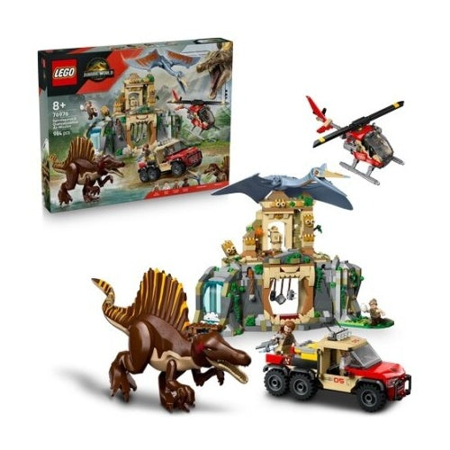 Kocke Lego Jurassic World: Po zraku po spinozavra in quetzalcoatlusa (76976), 984 kock, od 8. let 5100123491