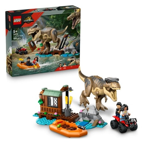 Kocke Lego Jurassic World: Rečni pobeg pred tiranozavrom (76975), 199 kock, od 5. let