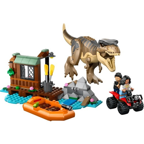 Kocke Lego Jurassic World: Rečni pobeg pred tiranozavrom (76975), 199 kock, od 5. let