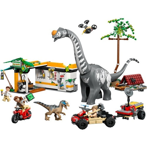 Kocke Lego Jurassic World: Zasledovanje raptorja in titanozavra (76973), 582 kock, od 7. let