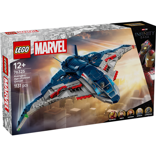 Kocke Lego Marvel Super Heroes: Maščevalci: Ultronova doba Quinreaktivec (76325), 1131 kock, od 12. let