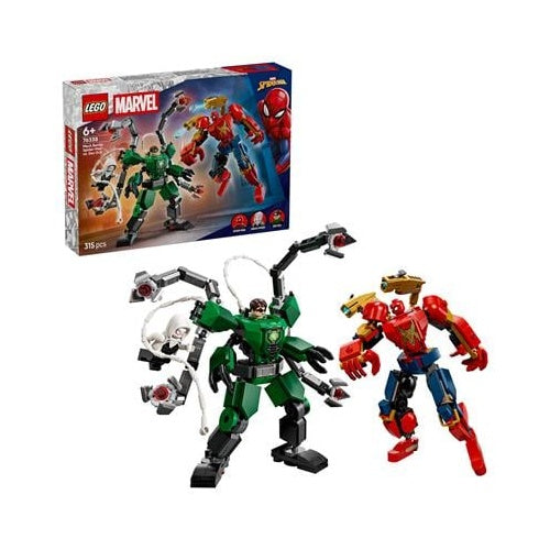 Kocke Lego Marvel Super Heroes Mehanski dvoboj: Spider-Man proti Doc Ocku, 315 kock, od 6. let (76338)