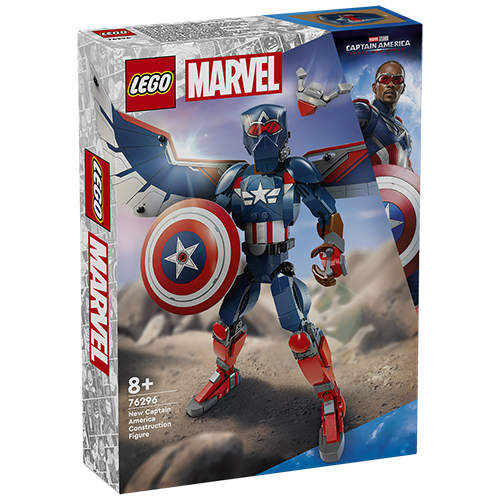 Lego Marvel Super Heroes: Nova figura Kapetana Amerike za sastavljanje (76296)