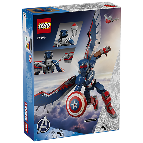 Lego Marvel Super Heroes: Nova figura Kapetana Amerike za sastavljanje (76296)