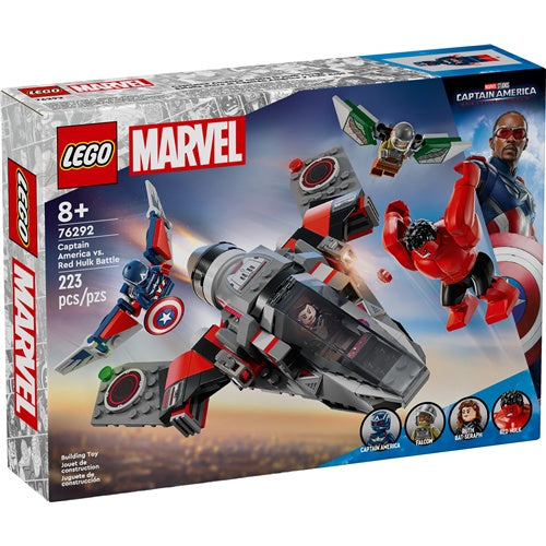 Kocke Lego Marvel Super Heroes: Spopad Stotnika Amerike z Rdečim Hulkom (76292)