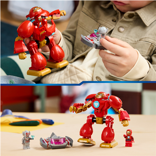 Kocke Lego Marvel Super Heroes Ultron proti Iron Manu, 96 kos, od 4. let (11209)
