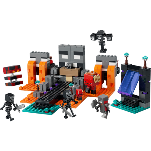 Kocke Lego Minecraft : Dvoboj z Witherjem, 494 kock, od 8. let (21590)