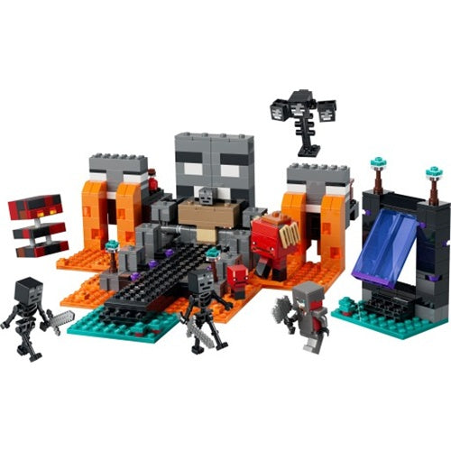Kocke Lego Minecraft : Dvoboj z Witherjem, 494 kock, od 8. let (21590)