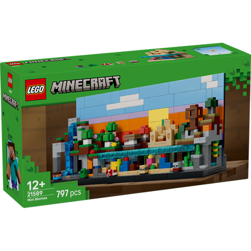 Kocke Lego Minecraft Mini-Biom, 797 kock, od 12. let (21589)