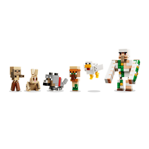 Kocke Lego Minecraft: Napad kokošjega jezdeca v puščavi, 428 kos, od 9. let (21592)