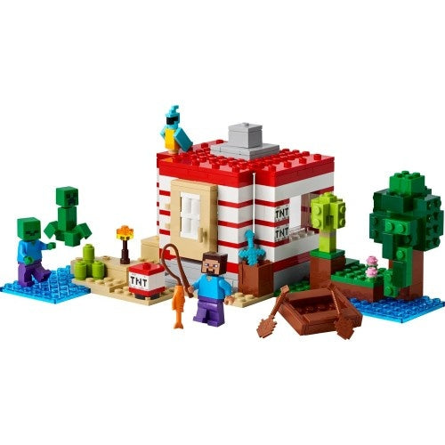 Kocke Lego Minecraft: TNT-hiša v džungli (21275)