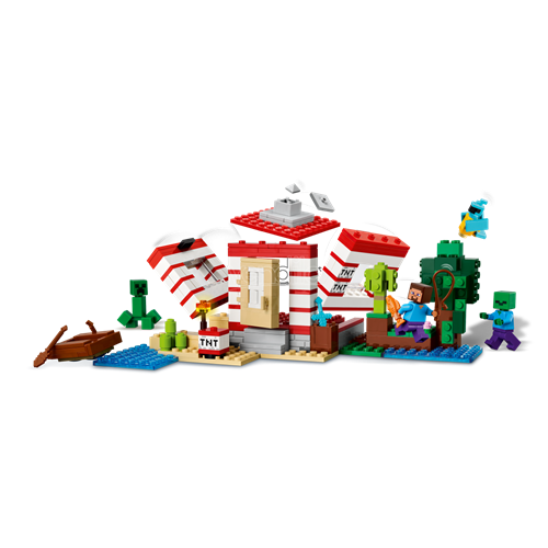 Kocke Lego Minecraft: TNT-hiša v džungli (21275)