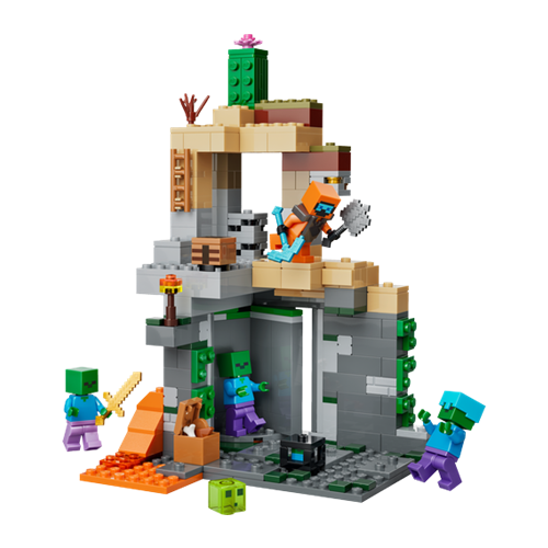 Kocke Lego Minecraft Zombie Dungeon, 284 kock, od 8. let (21587)