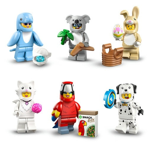 Kocke Lego Minifigure Živali Serija 28 (različni izdelki, ena figura), 7 kock, od 5. let (71051)