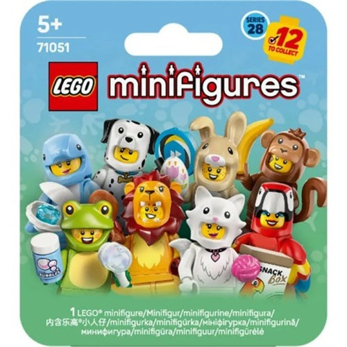 Kocke Lego Minifigure Živali Serija 28 (različni izdelki, ena figura), 7 kock, od 5. let (71051)