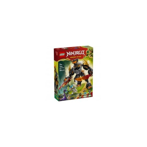 Kocke Lego Ninjago Coleov akcijski robot in zmaj Zane, 364 kock, od 7. let (71854)