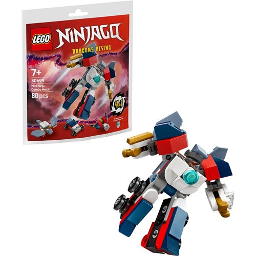 Kocke Lego Ninjago: Mini ninja kombinacijski robotski oklep (30699), 80 kock, od 7. let