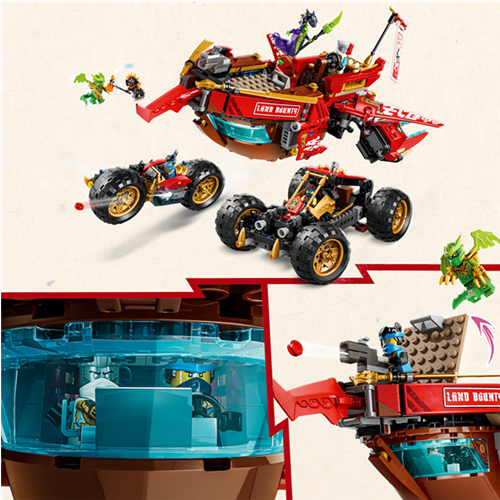 Kocke Lego Ninjago: Puščavski mornar, 1214 kos, od 9. let (71869)