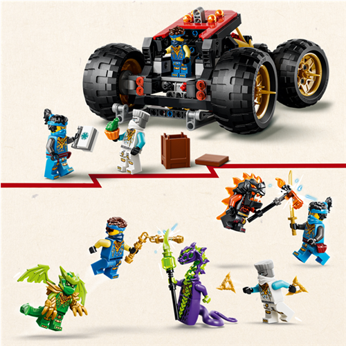 Kocke Lego Ninjago: Puščavski mornar, 1214 kos, od 9. let (71869)