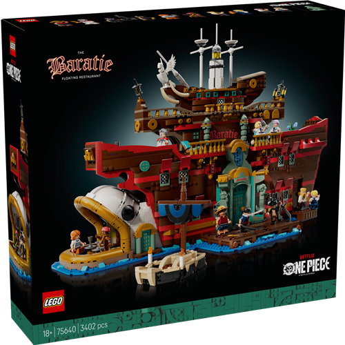 Kocke Lego One Piece: Restavracija na vodi The Baratie (75640), 3402 kock, od 18. let