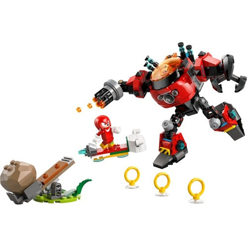 Kocke Lego Sonic: Knuckles vs robotski oklep Dr. Eggman Egg Crusher (77005), 350 kock, od 8. let