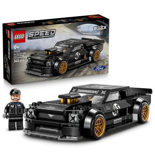 Kocke Lego Speec Champions: Ken Blocks 1965 Ford Mustang V1, 345 kos, od 9. let (77262)