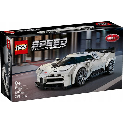 Kocke Lego Speed Champions Bugatti Centodieci Hyper Sports Car 77240, 291 kock, od 9. let