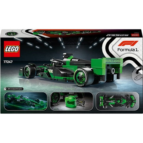 Kocke Lego Speed Champions: Dirkalni avtomobil KICK Sauber F1® Team C44 (77247)