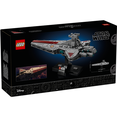 Kocke Lego Star Wars jurišna križarka razreda Venator, 643 kock, od 19. let (75441 )