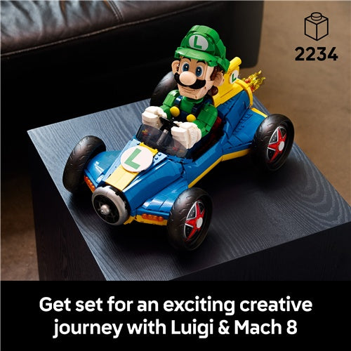Kocke Lego Super Mario Kart: Luigi in Turbo Racer, 2234 kos, od 18. let (72050)