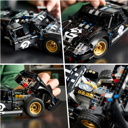 Kocke Lego Technic dirkalnik Ford GT40 MKII iz leta 1966, 793 kock, od 18. let (42223)