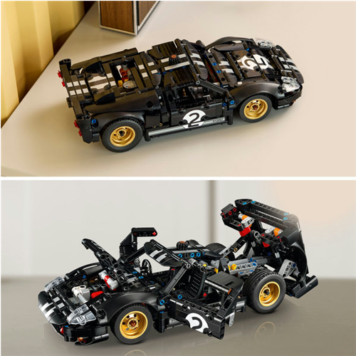 Kocke Lego Technic dirkalnik Ford GT40 MKII iz leta 1966, 793 kock, od 18. let (42223)