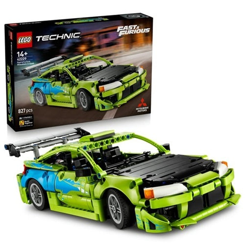 Kocke Lego Technic: Hitri in drzni Mitsubishi Eclipse, 827 kos, od 14. let (42229)