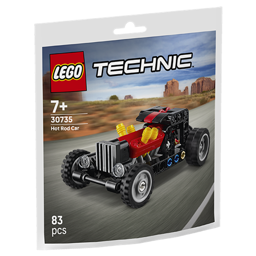 Kocke Lego Technic Hot Rod Car (polimerna vrečka) 83 kock, od 7. let (30735)