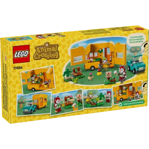 Kocke Lego Animal Crossing: Leif s svojo prikolico in vrtnarsko trgovino (77054)
