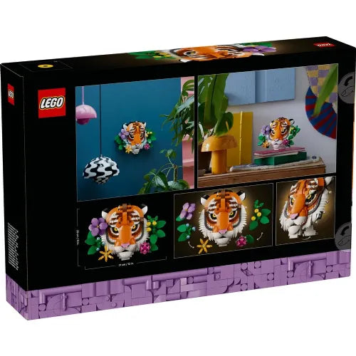 Kocke Lego Art: Zbirka umetniške favne – Tiger (31217)
