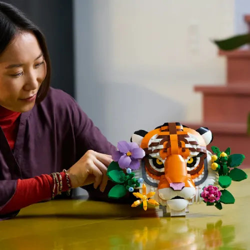 Kocke Lego Art: Zbirka umetniške favne – Tiger (31217)
