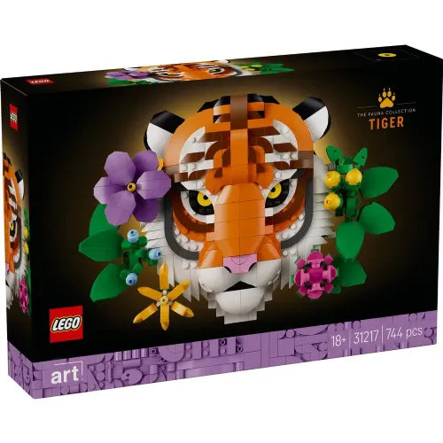 Kocke Lego Art: Zbirka umetniške favne – Tiger (31217)