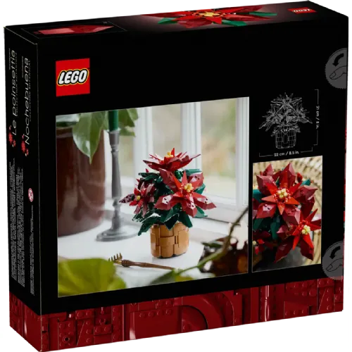 Kocke Lego® Botanical Collection: Božična zvezda (10370)