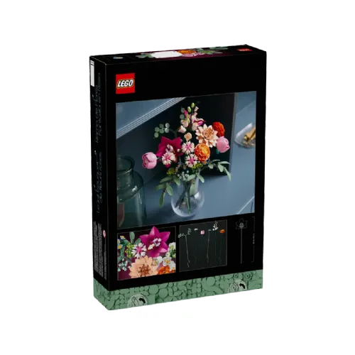 Kocke Lego Botanical Collection: Čudovit šopek z rožnatimi cvetovi (10342)