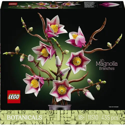 Bricks Lego Botanicals Magnolia Branches, 435 pcs, from 18 years (11510)
