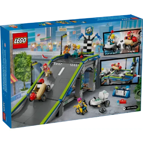 Kocke Lego City: Brez meja: Klančina za dirkanje z avtomobilčki (60460)