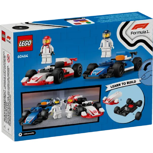 Kocke Lego City: Dirkalnika Williams Racing F1® in Haas F1® (60464)