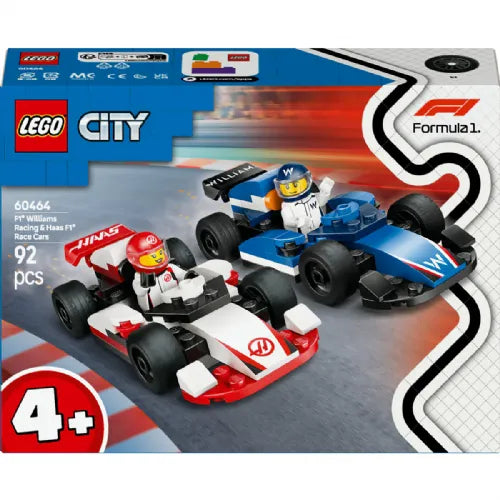 Kocke Lego City: Dirkalnika Williams Racing F1® in Haas F1® (60464)