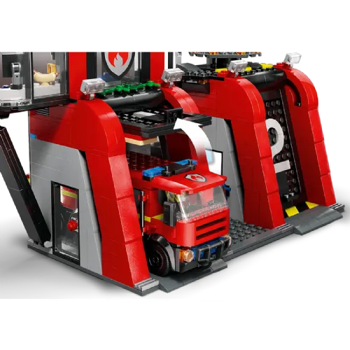 Kocke Lego® City: Gasilska postaja z gasilskim vozilom (60414)