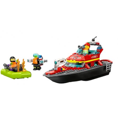 Kocke Lego® City: Gasilski reševalni čoln (60373)