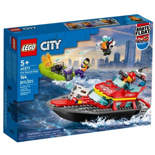 Kocke Lego® City: Gasilski reševalni čoln (60373)